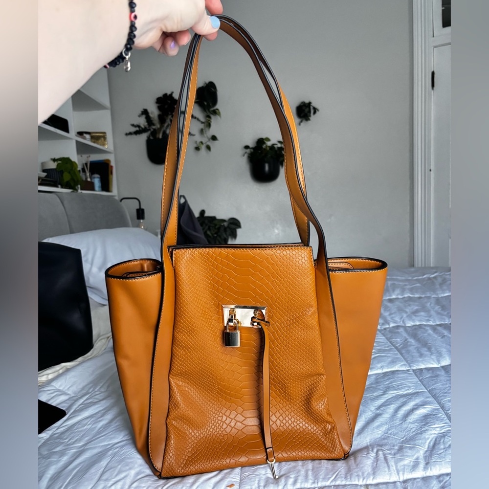 Melie Bianco Vegan Leather Tote Bag